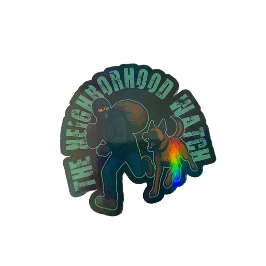 Neighborhood Watch Die-Cut Sticker